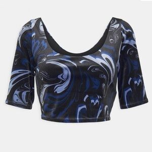 NWT ATHLETA Exhilarate Velvet Crop A-C, Size S